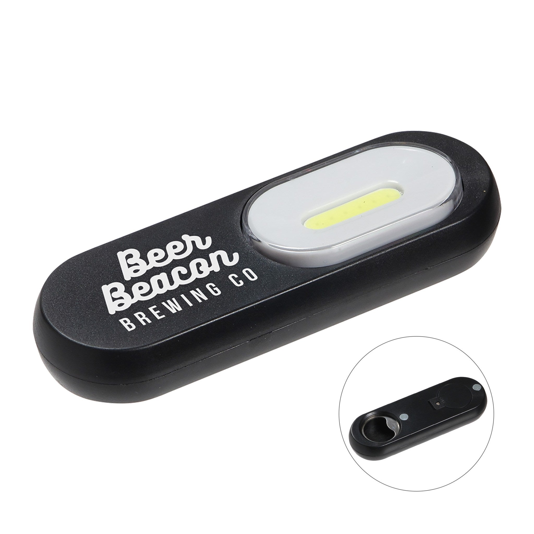 Flip 'N Flash COB Light And Bottle Opener  Imprinted with Logo (Q494322)