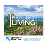 Healthy Living - Stapled Calendar  Imprinted with Logo (Q494722)