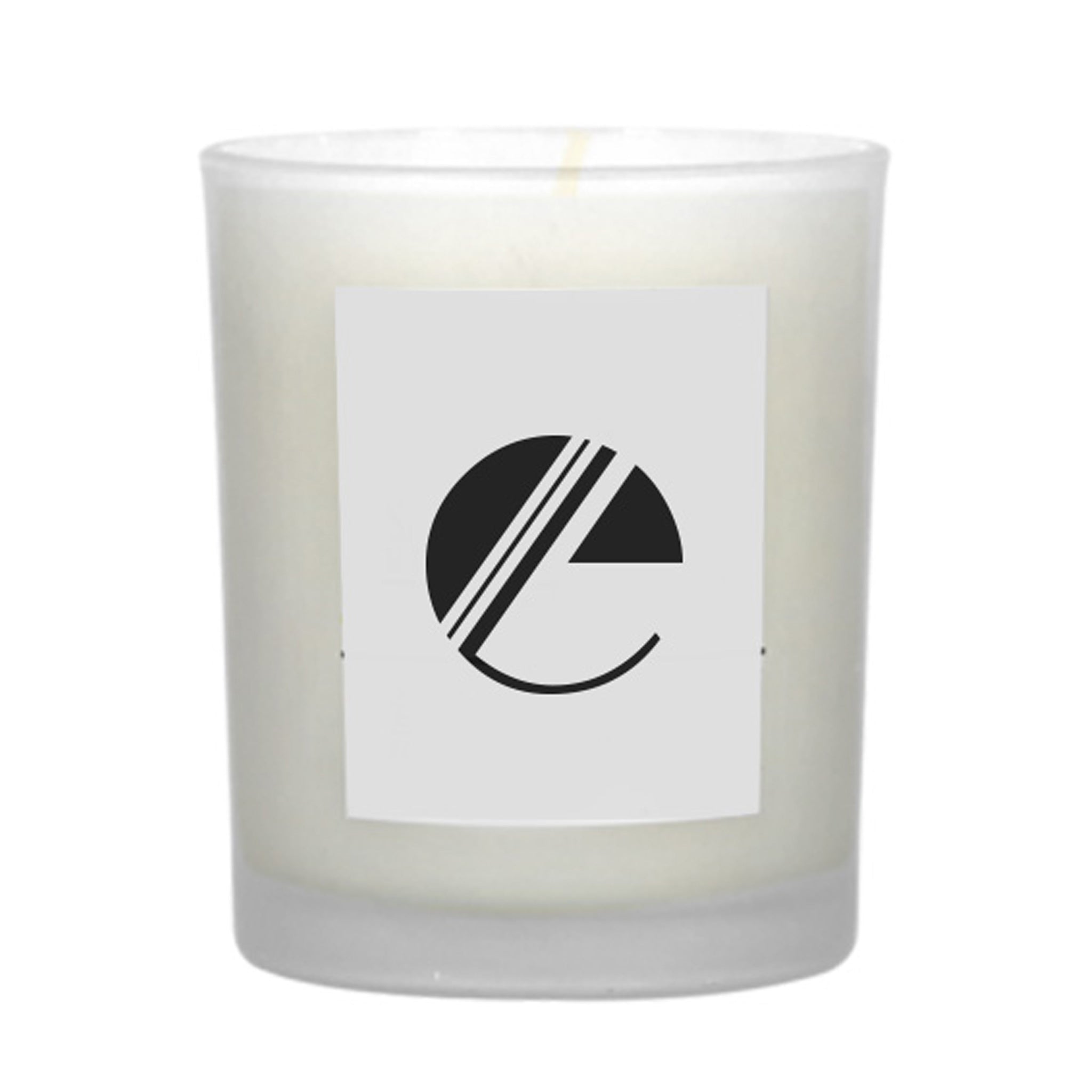 ZEN Niva Frosted Candle  Imprinted with Logo (Q495022)