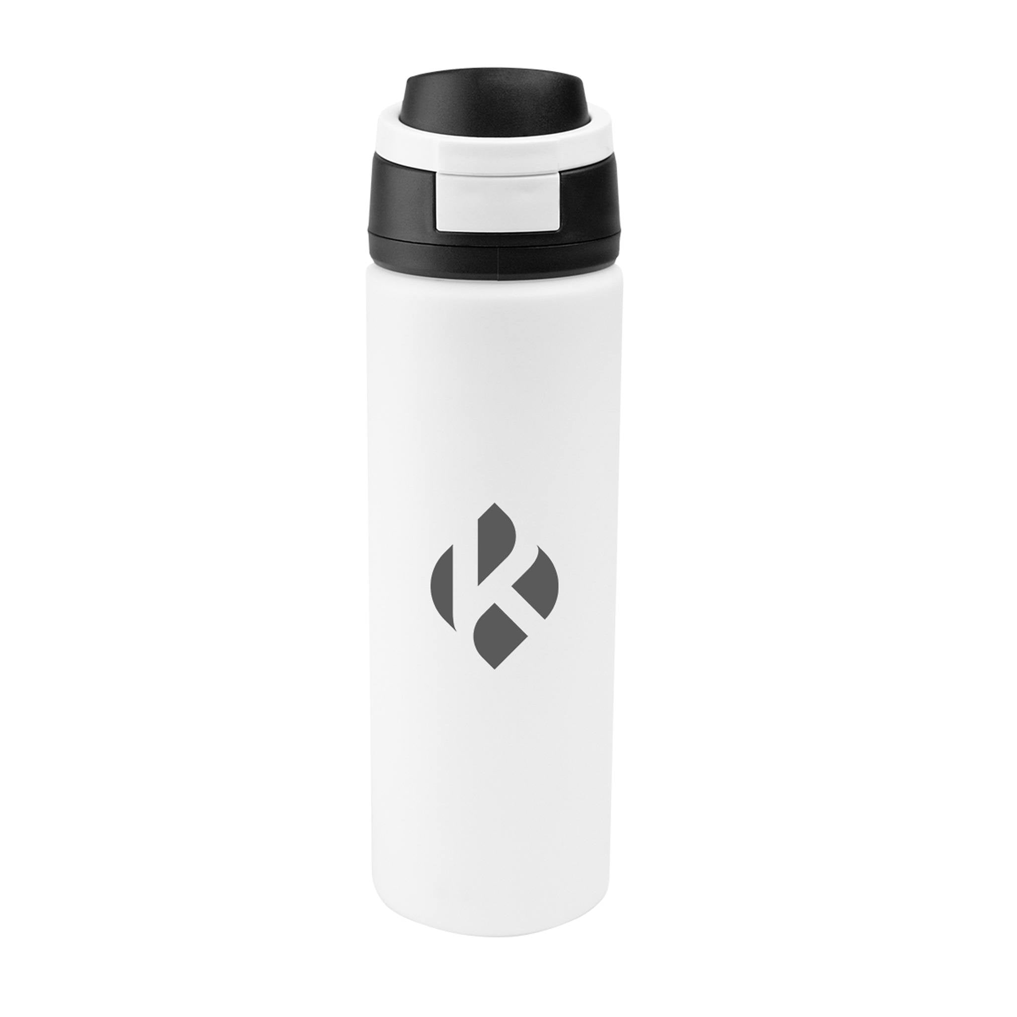 24 Oz. Pop Sip Recycled Stainless Steel Bottle  Imprinted with Logo (Q496122)