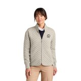 Brooks Brothers® Women’s Diamond Quilt Full-Zip  Imprinted with Logo (Q496432)