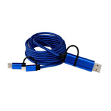 Oslo 5-in-1 Braided 6 Ft. Long Cell Phone Charging Cable (Q497022)