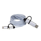 Oslo 5-in-1 Braided 6 Ft. Long Cell Phone Charging Cable (Q497022)