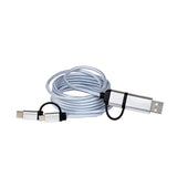 Oslo 5-in-1 Braided 6 Ft. Long Cell Phone Charging Cable (Q497022)