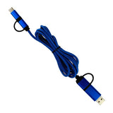 Oslo 5-in-1 Braided 6 Ft. Long Cell Phone Charging Cable (Q497022)