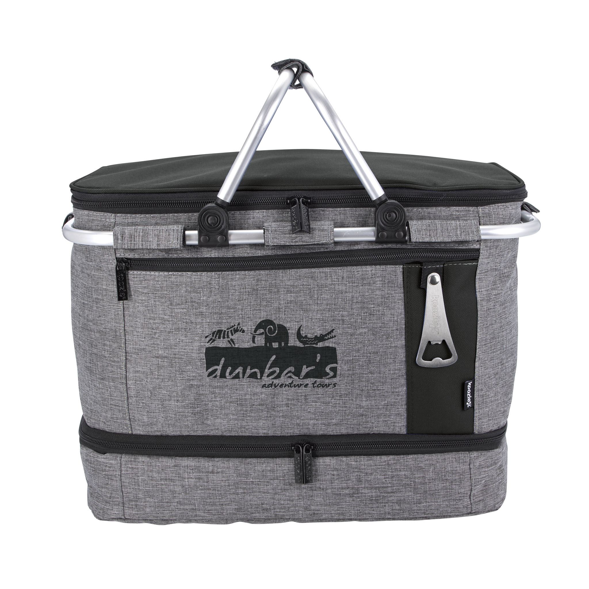 Koozie® Collapsible Jumbo Picnic Basket  Imprinted with Logo (Q497822)