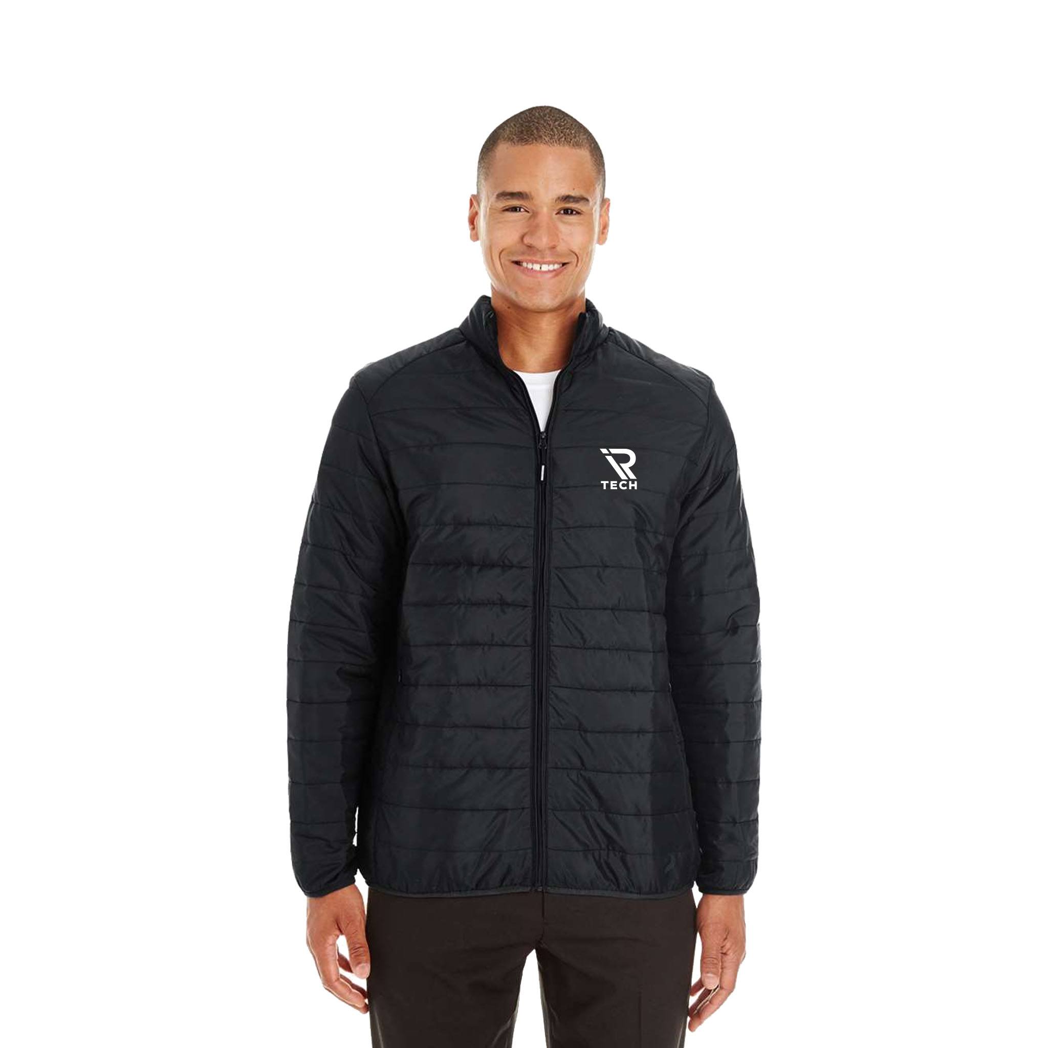 Core 365® Men's Prevail Packable Puffer Jacket  Imprinted with Logo (Q498622)