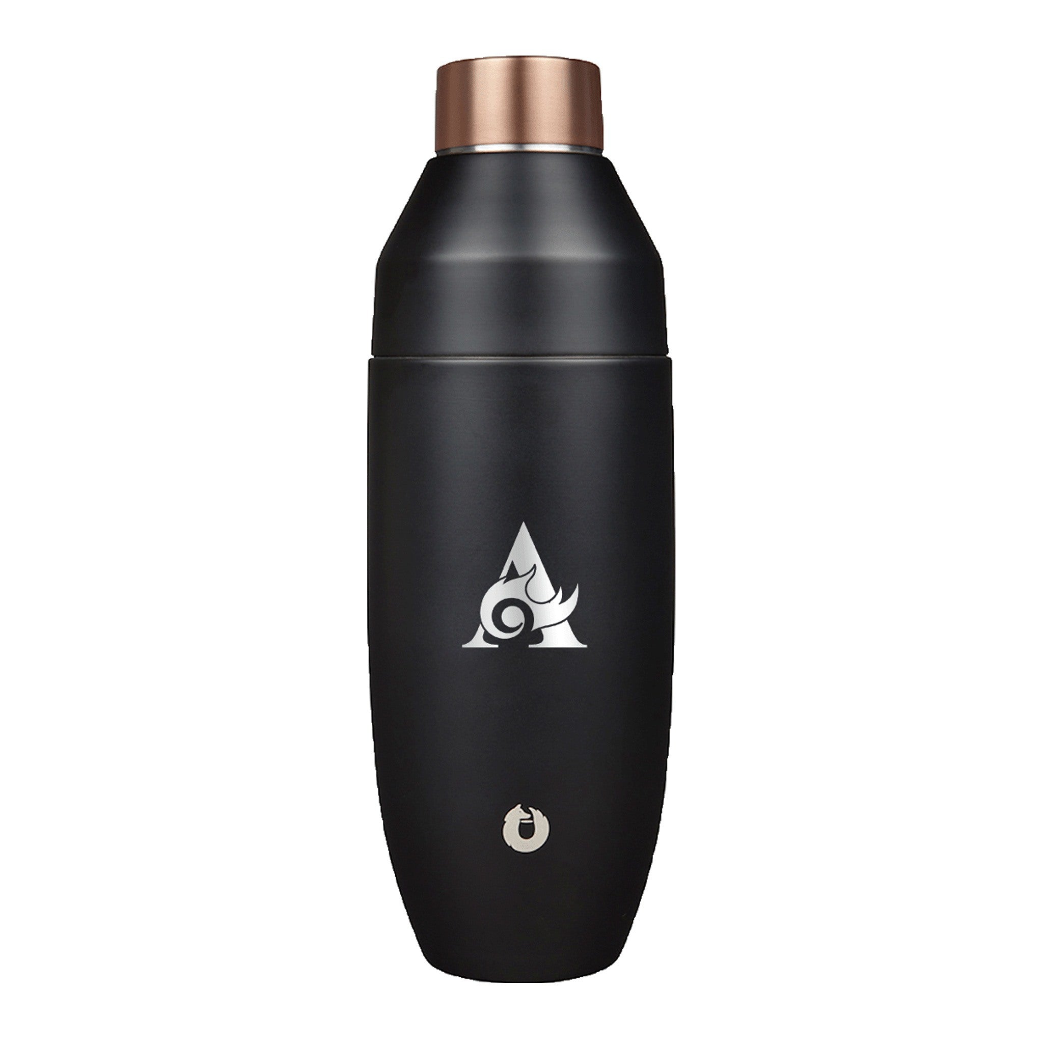 24 Oz. Snowfox Cocktail Shaker - Black  Imprinted with Logo (Q499522)