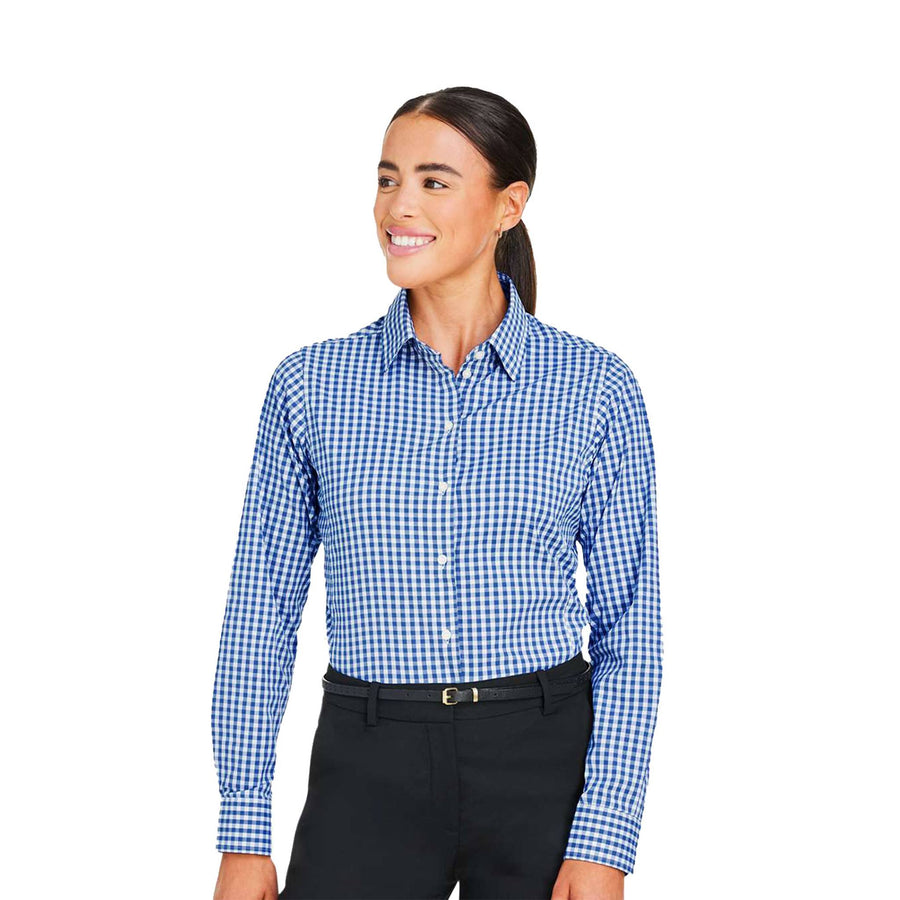 Devon & Jones Women's CrownLux Performance® Gingham Dress Shirt (Q502432)