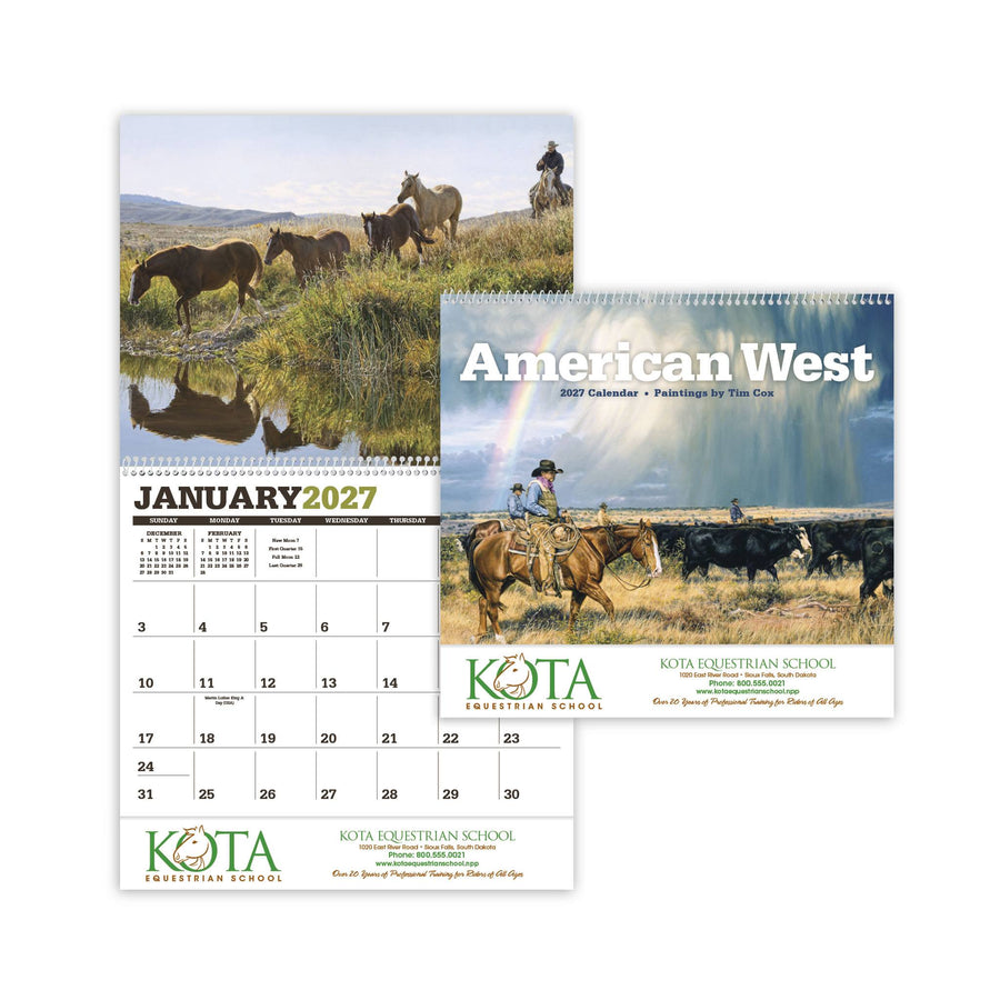 American West By Tim Cox Calendar (Q504722)