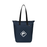 Renew rPET Zippered Tote - Navy  Imprinted with Logo (Q504822)