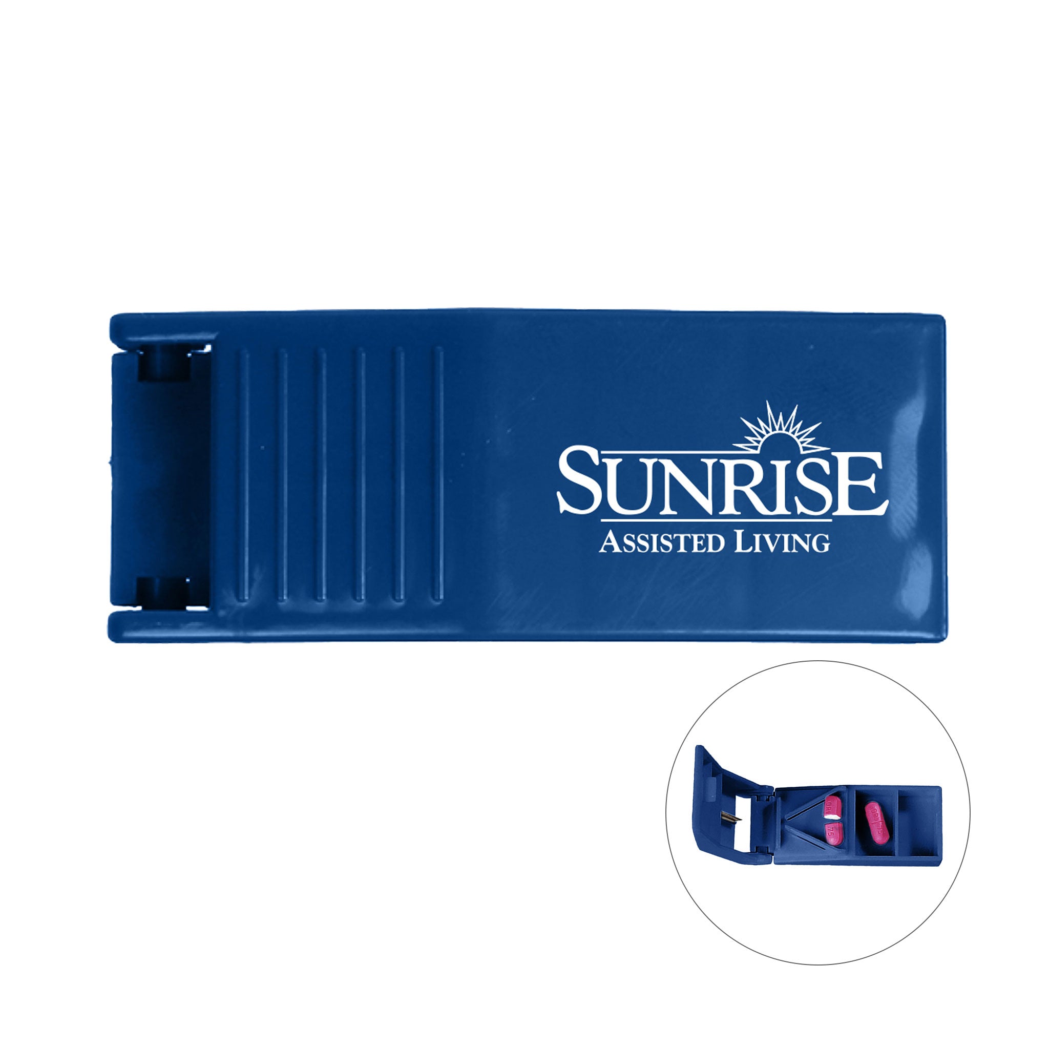 Pill Box and Cutters with Two Compartments (Q505411)