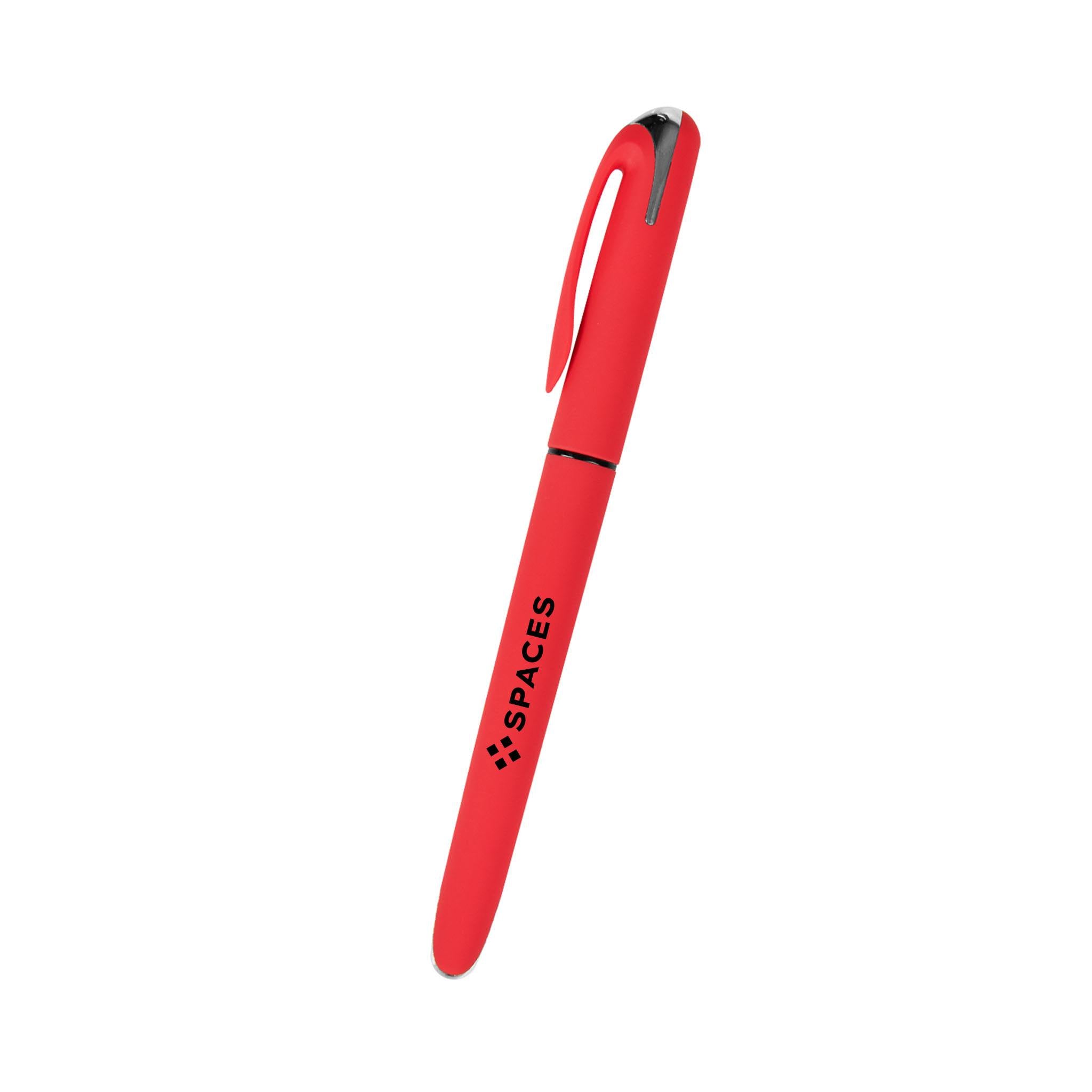 Santa Cruz Velvet Touch Gel Pen  Imprinted with Logo (Q505822)