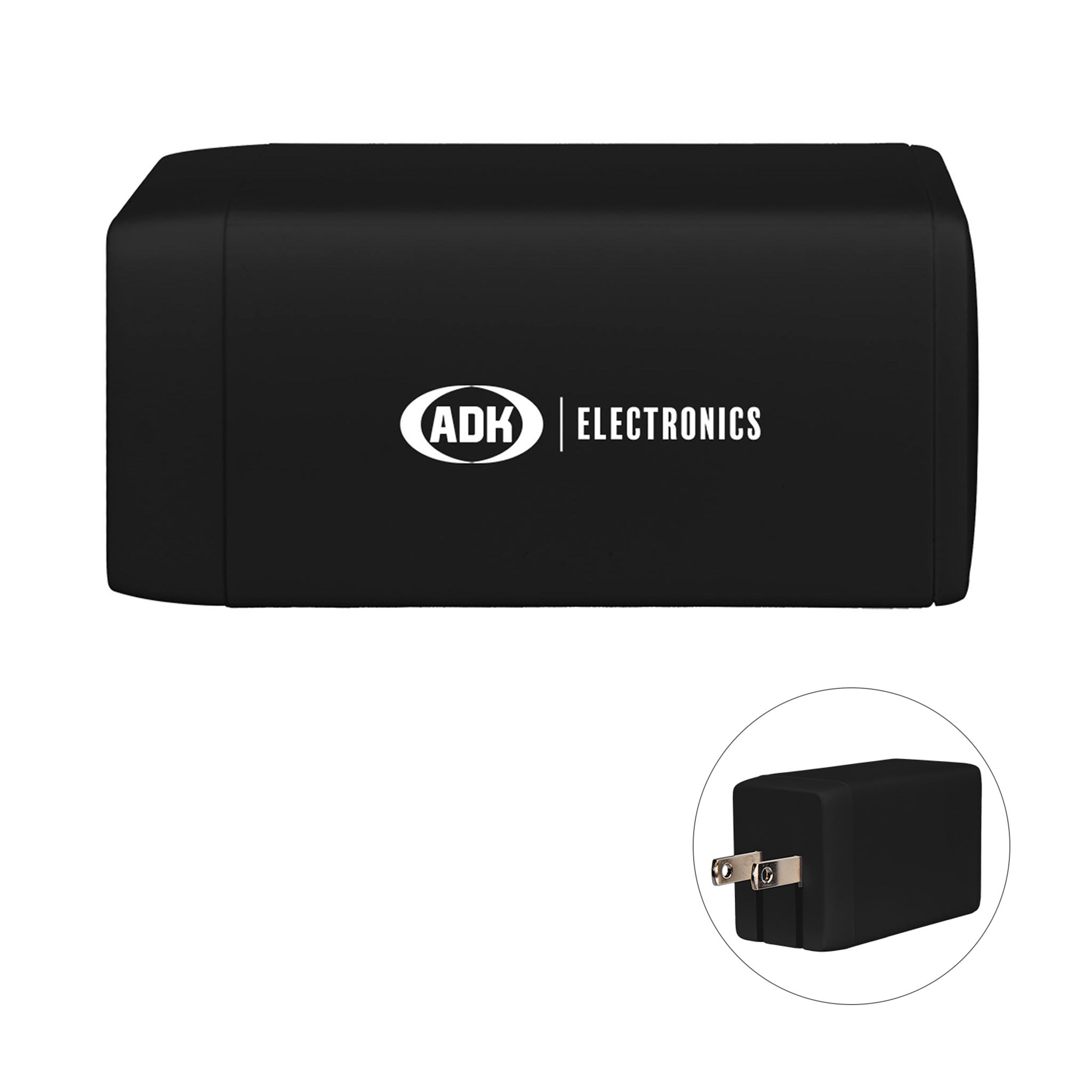 65W Power Cube Wall Adapter  Imprinted with Logo (Q508122)