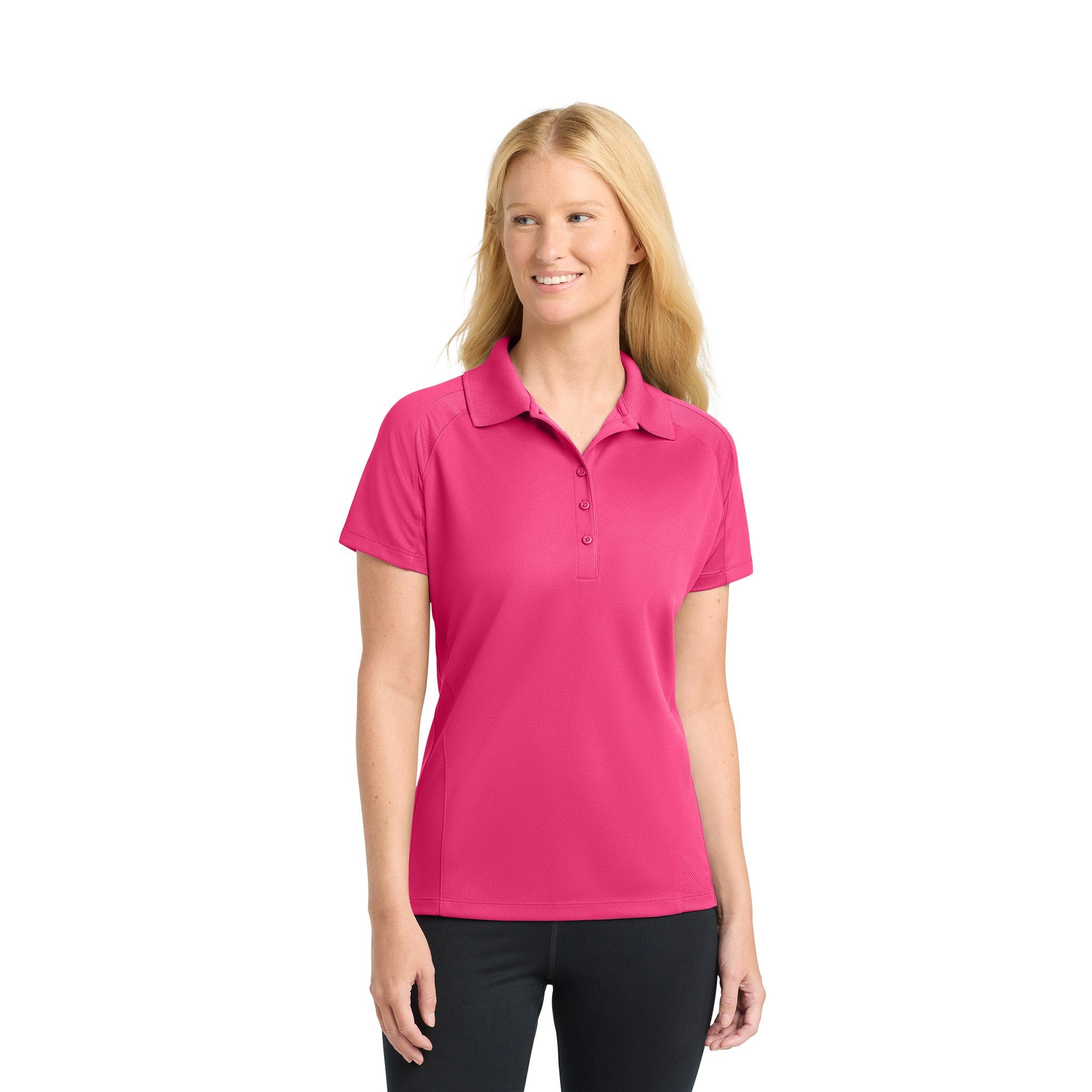 Sport-Tek® Women's Dri-Mesh® Pro Polo  Imprinted with Logo (Q511332)
