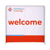 8 Ft. W x 90 In. H Recycled EuroFit Straight Wall Kit  Imprinted with Logo (Q512432)