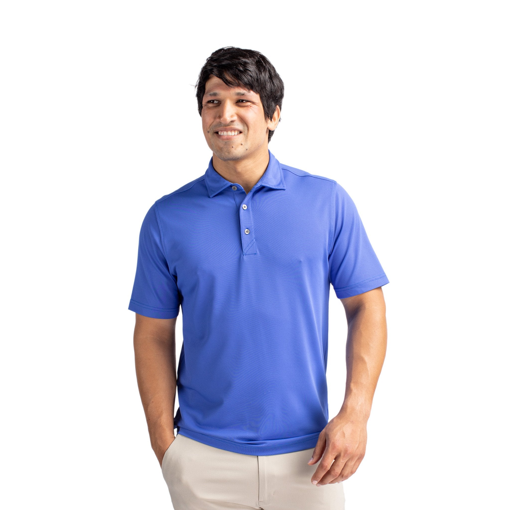 Cutter & Buck Virtue Eco Pique Recycled Mens Polo  Imprinted with Logo (Q514332)