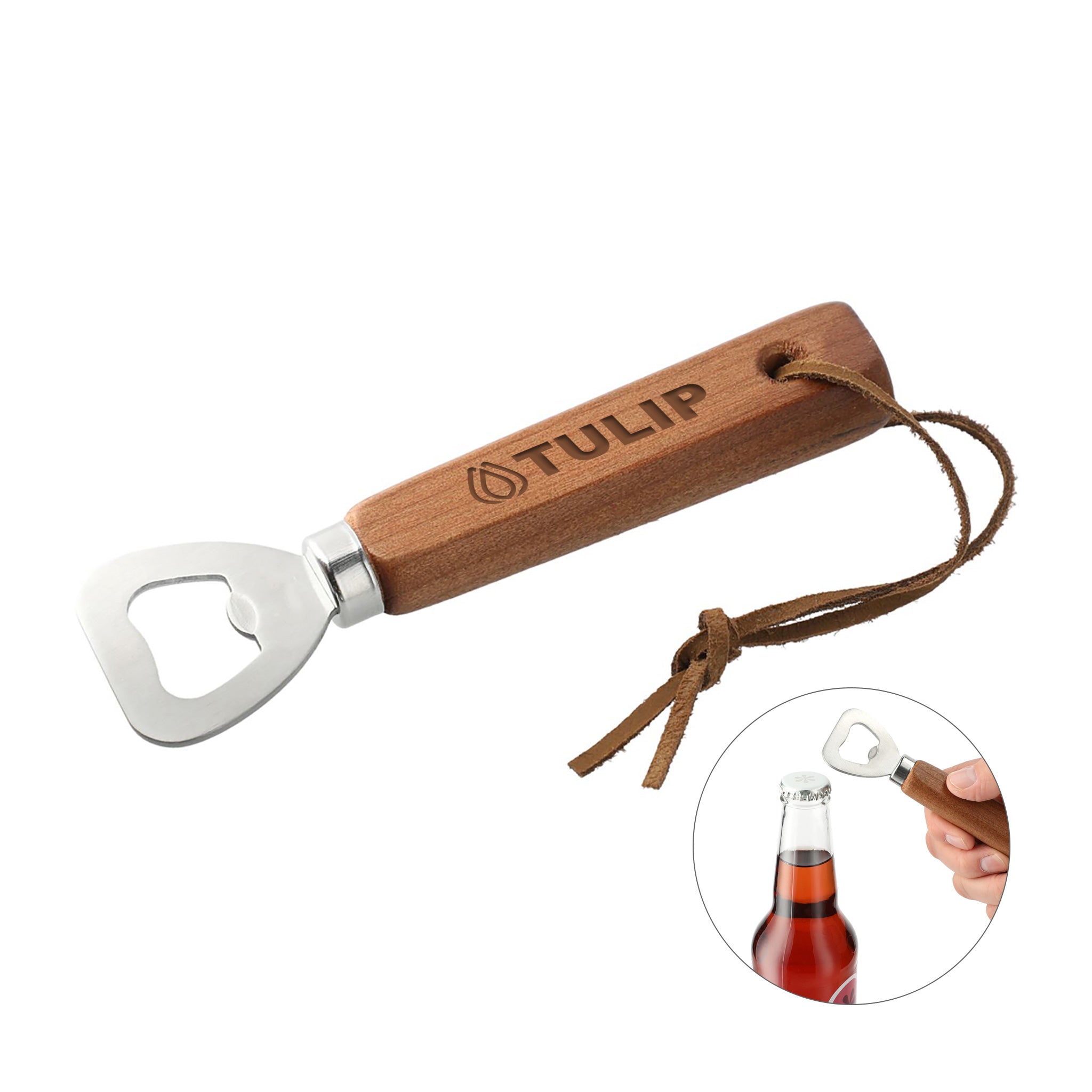 Bullware Bottle Opener  Imprinted with Logo (Q514422)