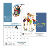 Norman Rockwell Appointment Calendar - Stapled  Imprinted with Logo (Q514722)