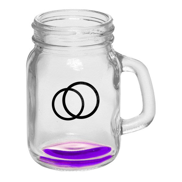 4.5 Oz. Handcrafted Mason Jar Sampler Glass  Imprinted with Logo (Q515022)