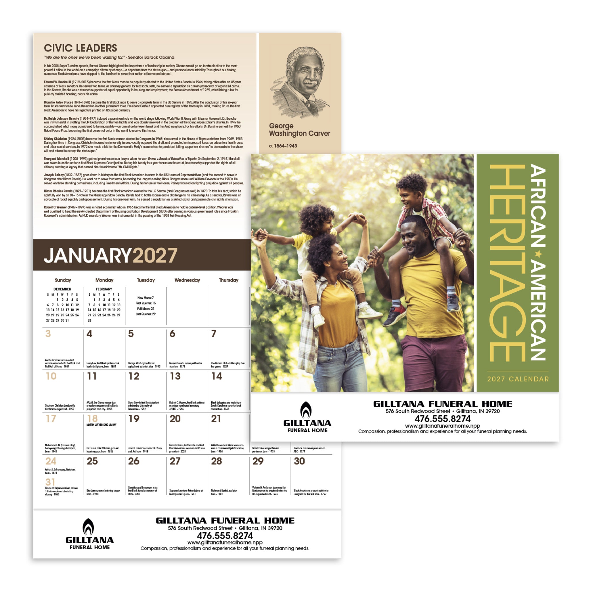 African-American Heritage: Family Calendar (Q515722)