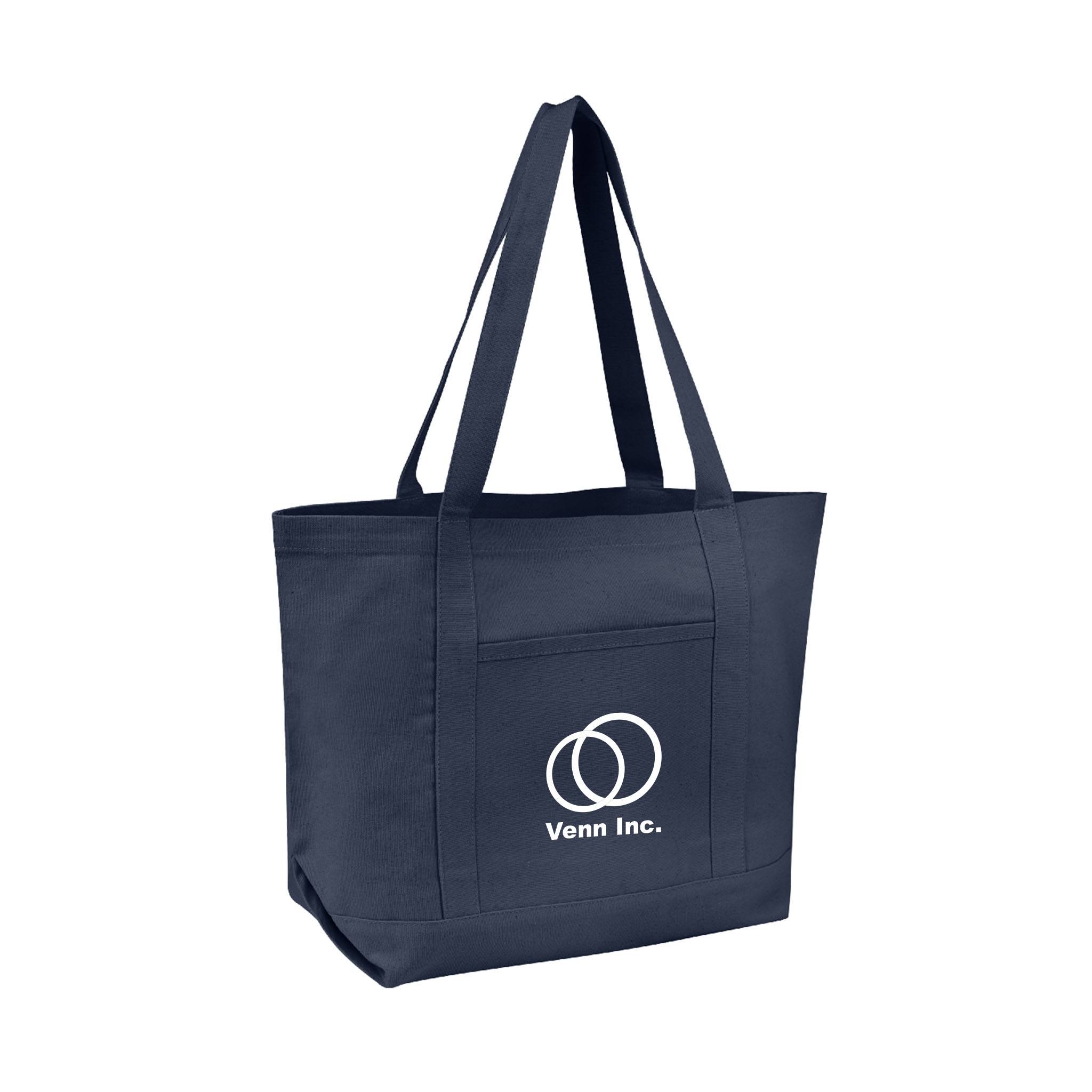 Ripley Recycled Cotton Starboard Tote Bag  Imprinted with Logo (Q516122)