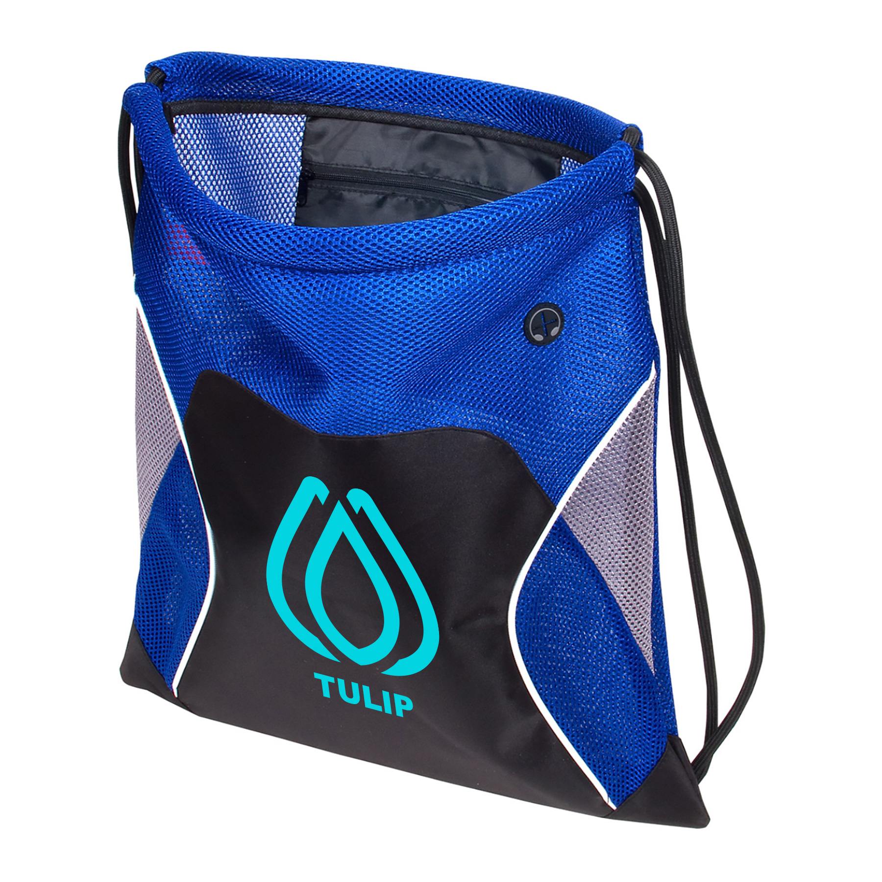 Jumbo Globetrotter Drawstring Bags  Imprinted with Logo (Q516711)