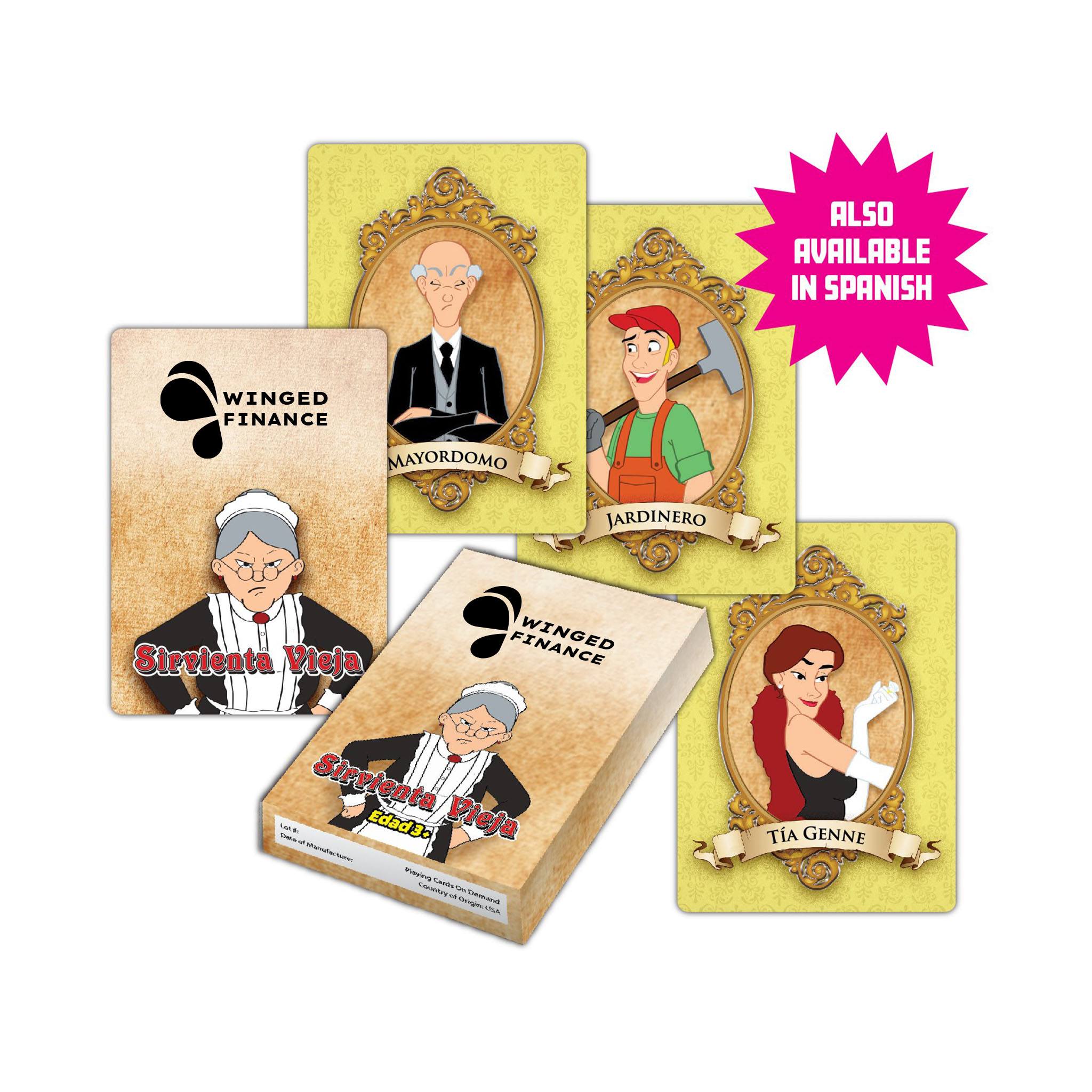 Kids Old Maid Game Cards In Spanish (Q518922)