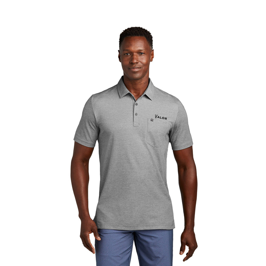 TravisMathew Oceanside Heather Pocket Polo (Q519722)