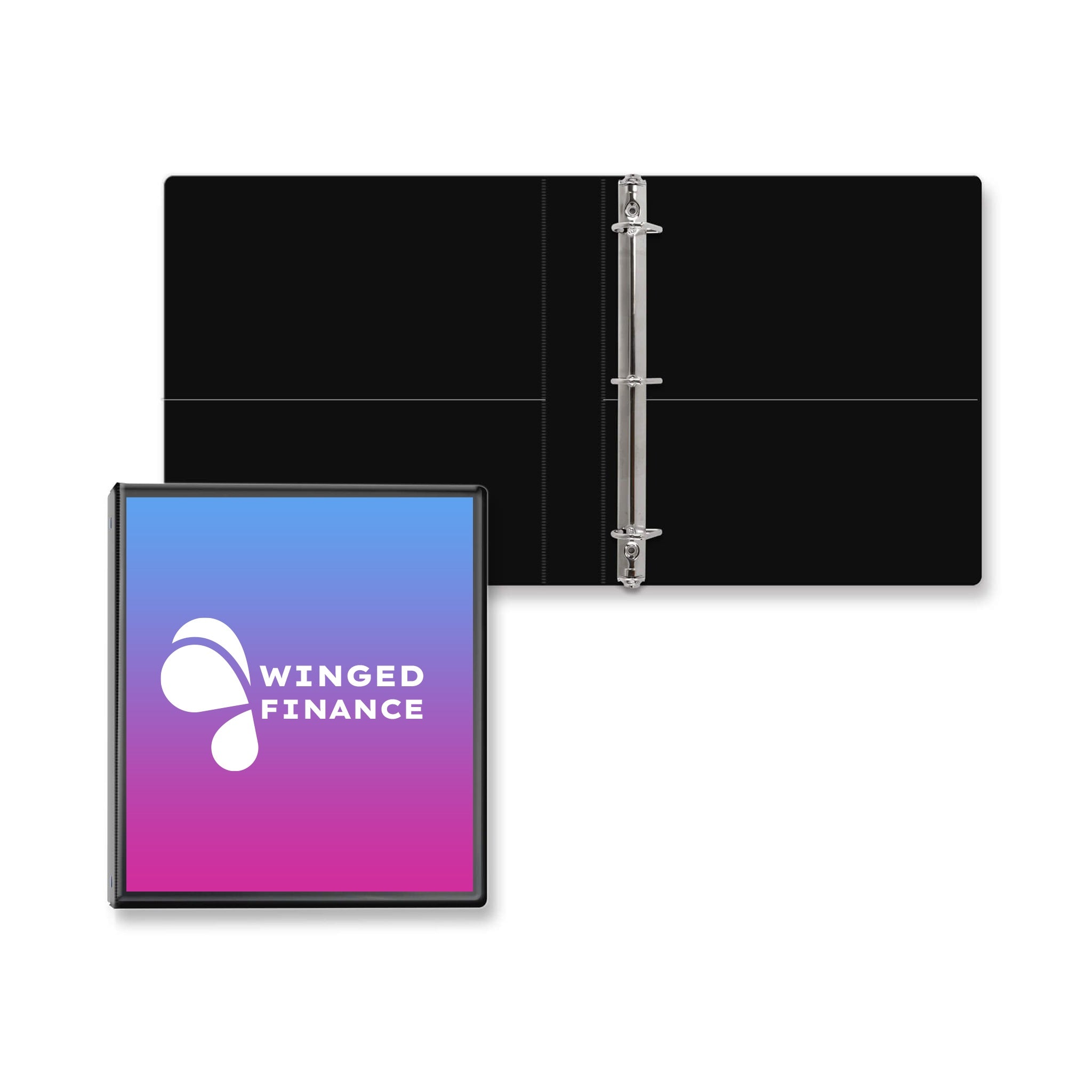 1 Inch Entrapment Angle D Ring Binder  Imprinted with Logo (Q520122)