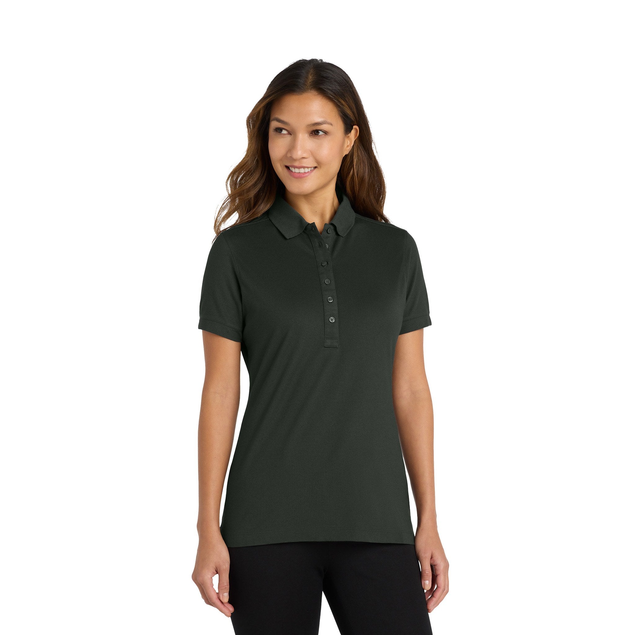 Port Authority® Women's Stretch Pique Polo  Imprinted with Logo (Q521332)
