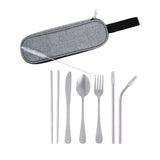 Stainless Steel Cutlery Set In Pouch (Q521922)