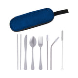 Stainless Steel Cutlery Set In Pouch (Q521922)
