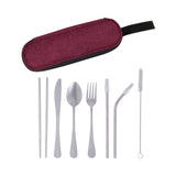 Stainless Steel Cutlery Set In Pouch (Q521922)
