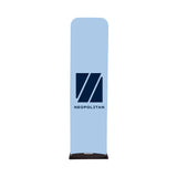 2Ft. EuroFit Banner Display Kit (Recycled Polyester Knit)  Imprinted with Logo (Q524222)