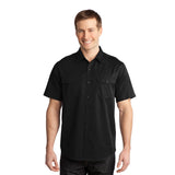 Port Authority® Stain-Resistant Short Sleeve Twill Shirt (Q525265)