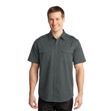 Port Authority® Stain-Resistant Short Sleeve Twill Shirt (Q525265)