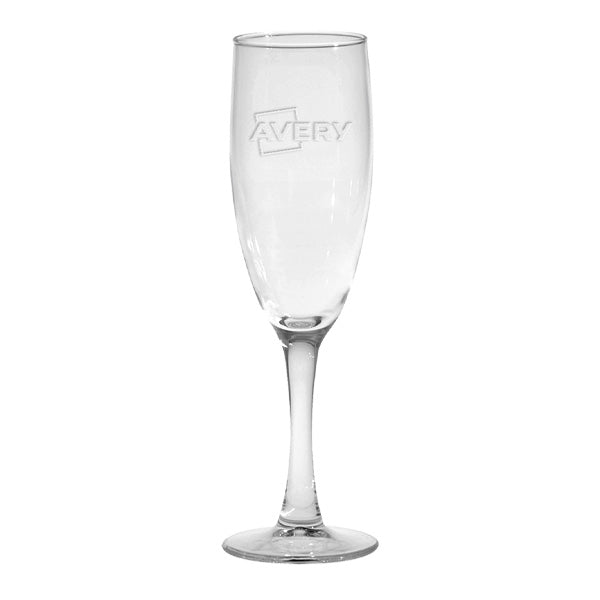 5.75 Oz. Nuance Flute - Deep Etched  Imprinted with Logo (Q526022)