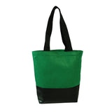 Heavy Velvet Tote With Leatherette Base (Q526422)