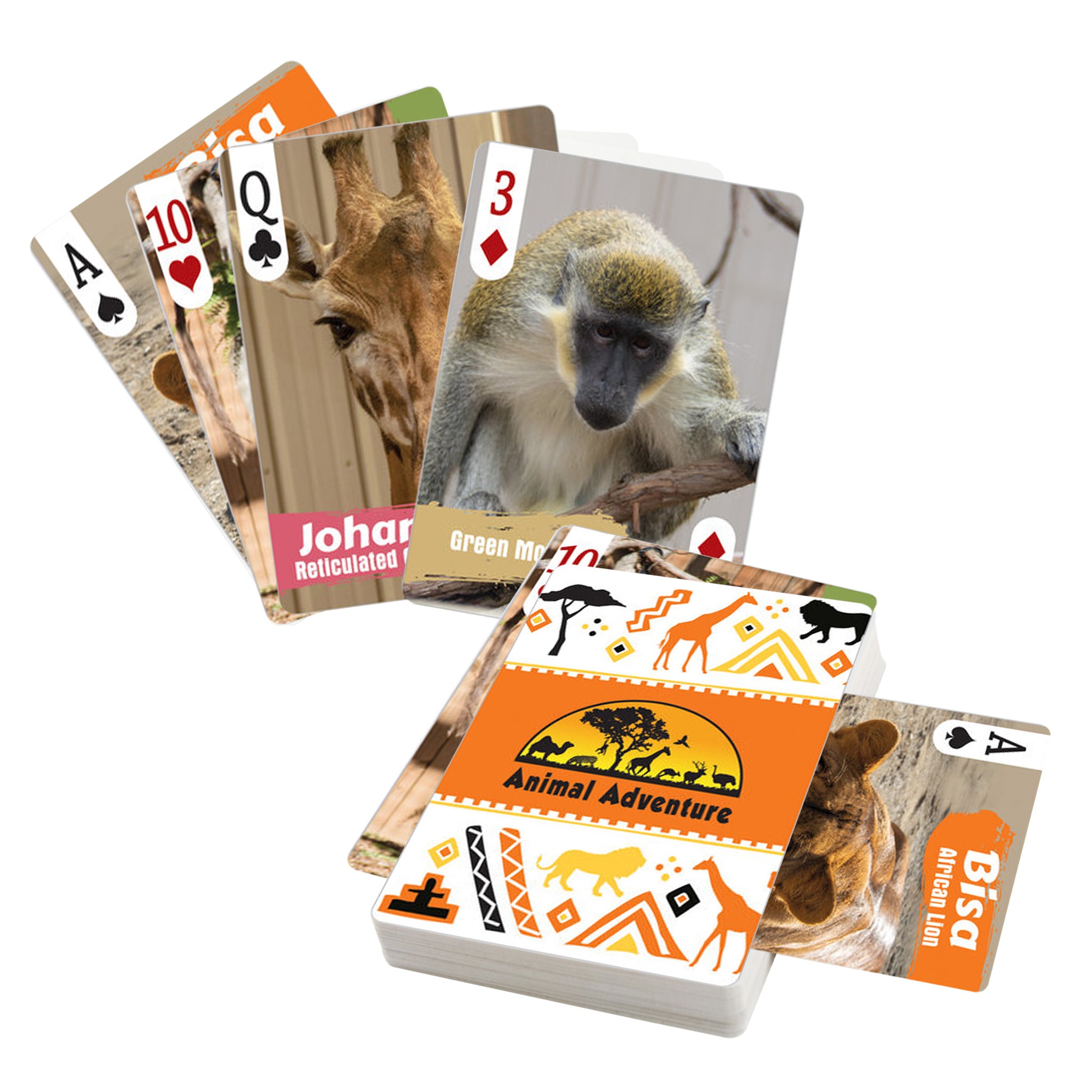 Custom Backs and Faces Playing Cards  Imprinted with Logo (Q528911)