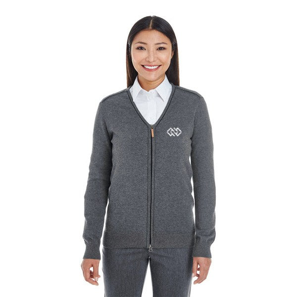 Devon & Jones Ladies' Manchester Cardigan Sweater (Q528922)