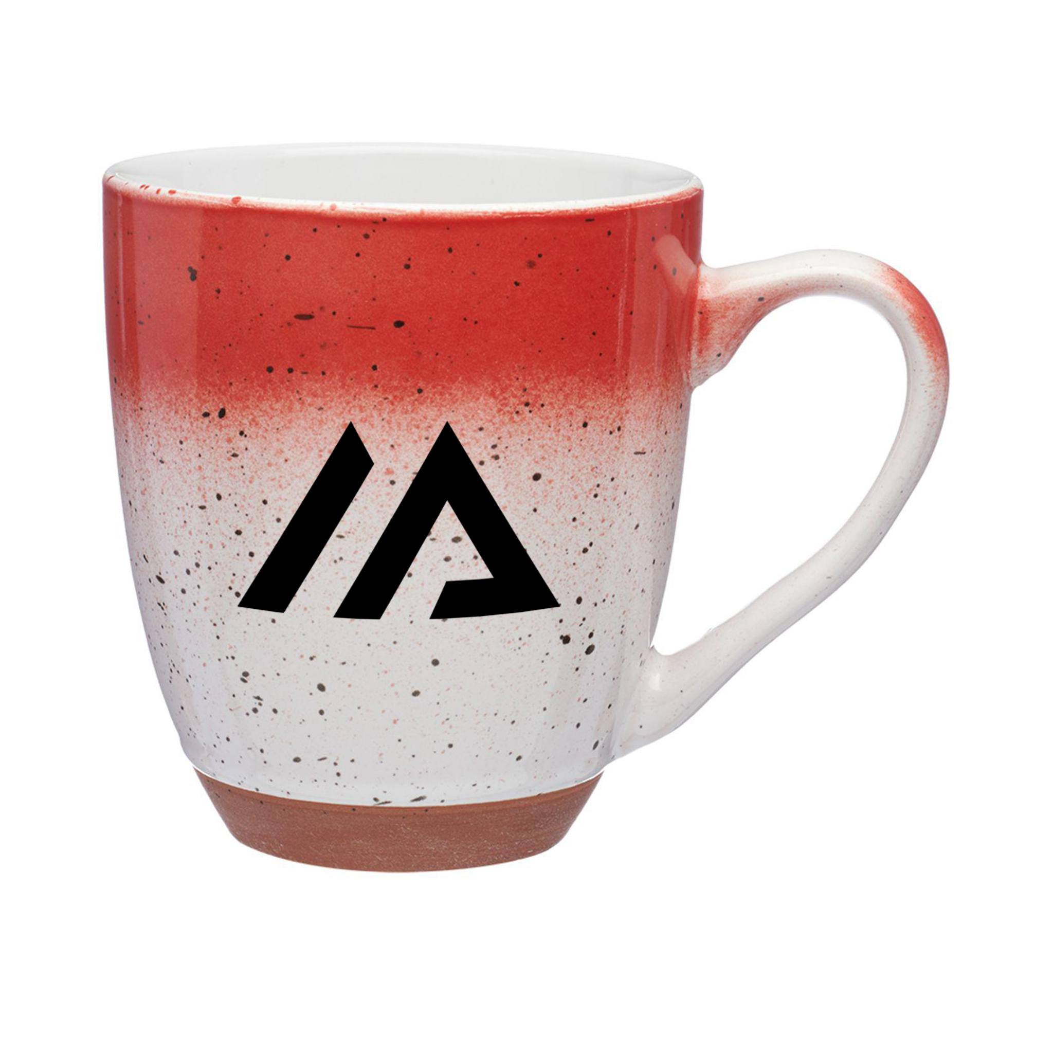 15 Oz. Speckled Bistro Ceramic Coffee Mugs (Q529222)