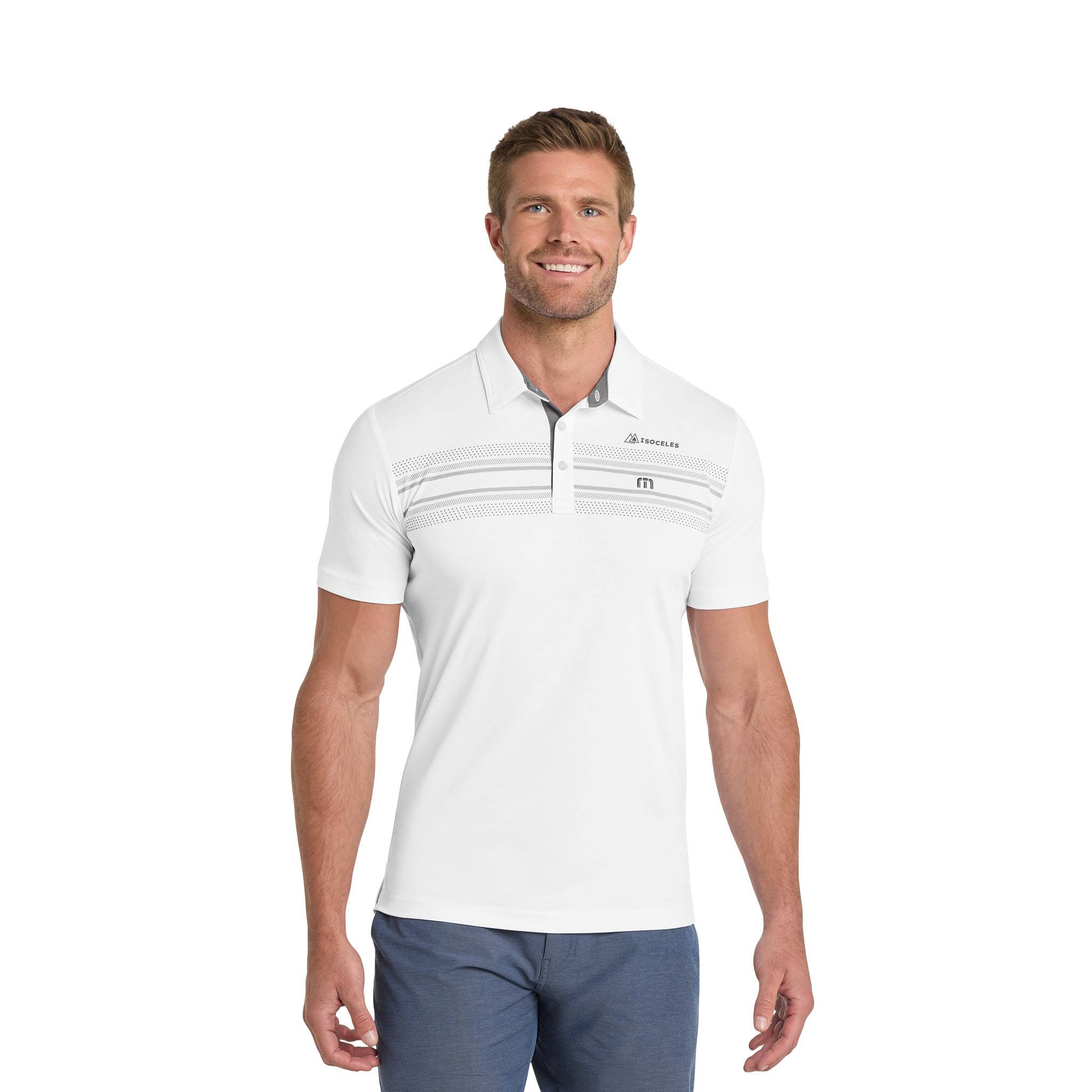 TravisMathew Monterey Chest Stripe Polo (Q529722)