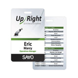 Memphis Event Name Badge: 2.13 x 3.38 In. Vertical (Q530022)