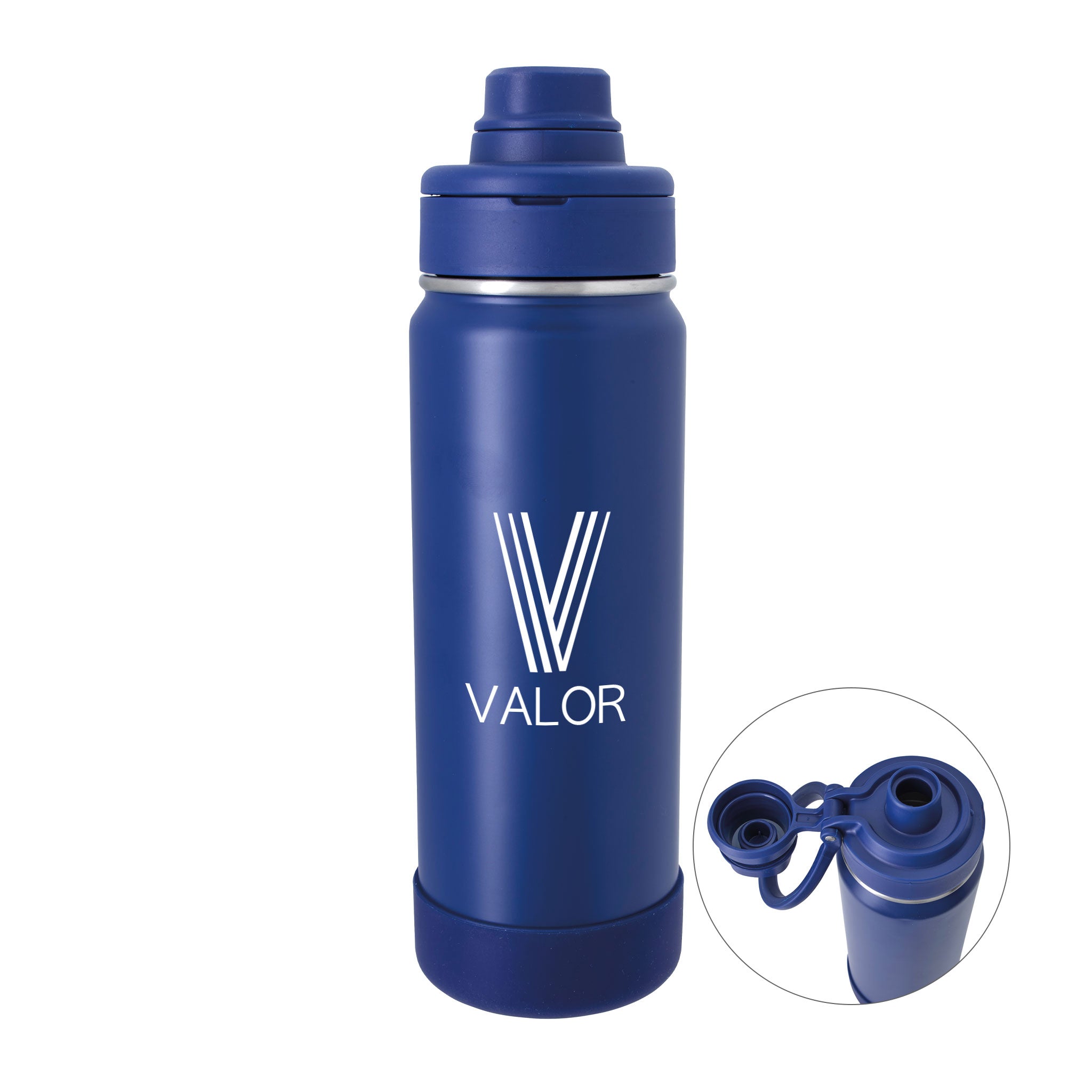 Bravely Vacuum Sport Bottle - 24 Oz.  Imprinted with Logo (Q531122)