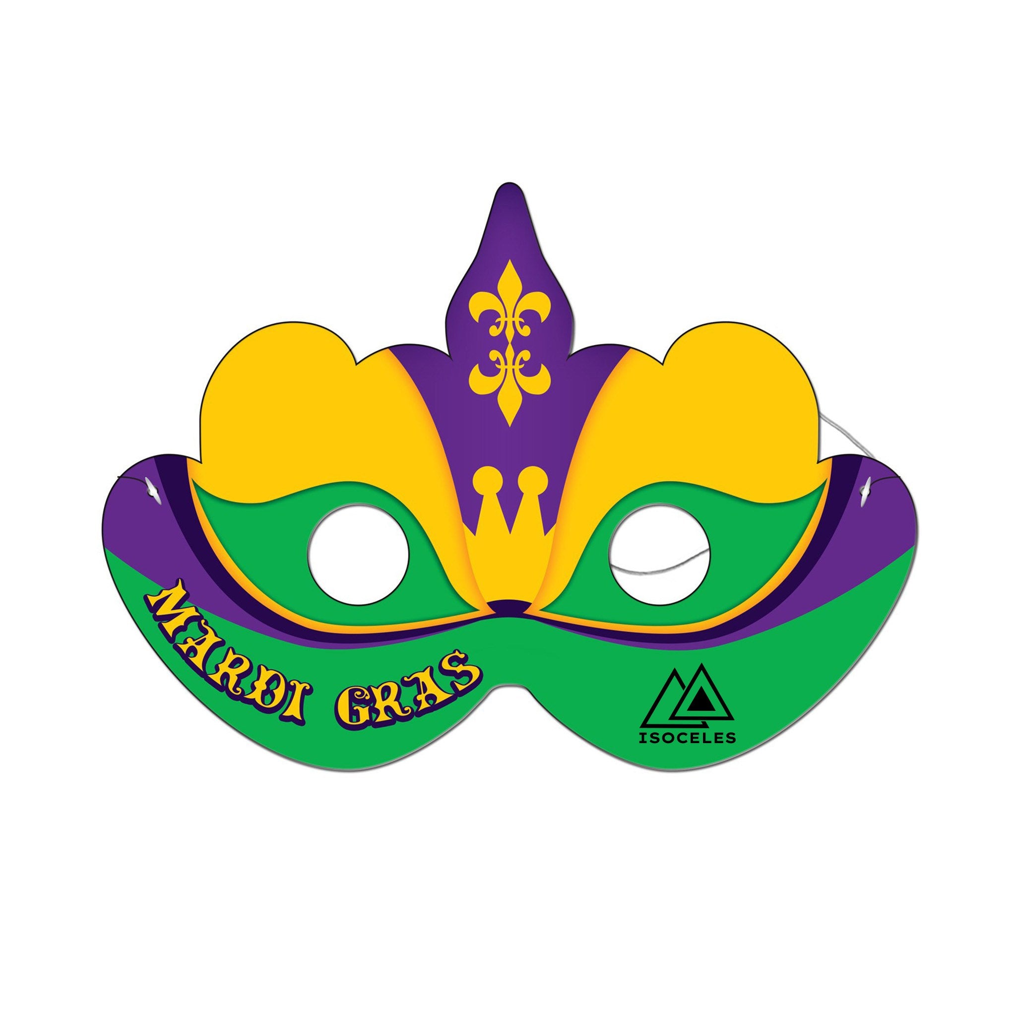 Mardi Gras Mask Full Color (Q531432)