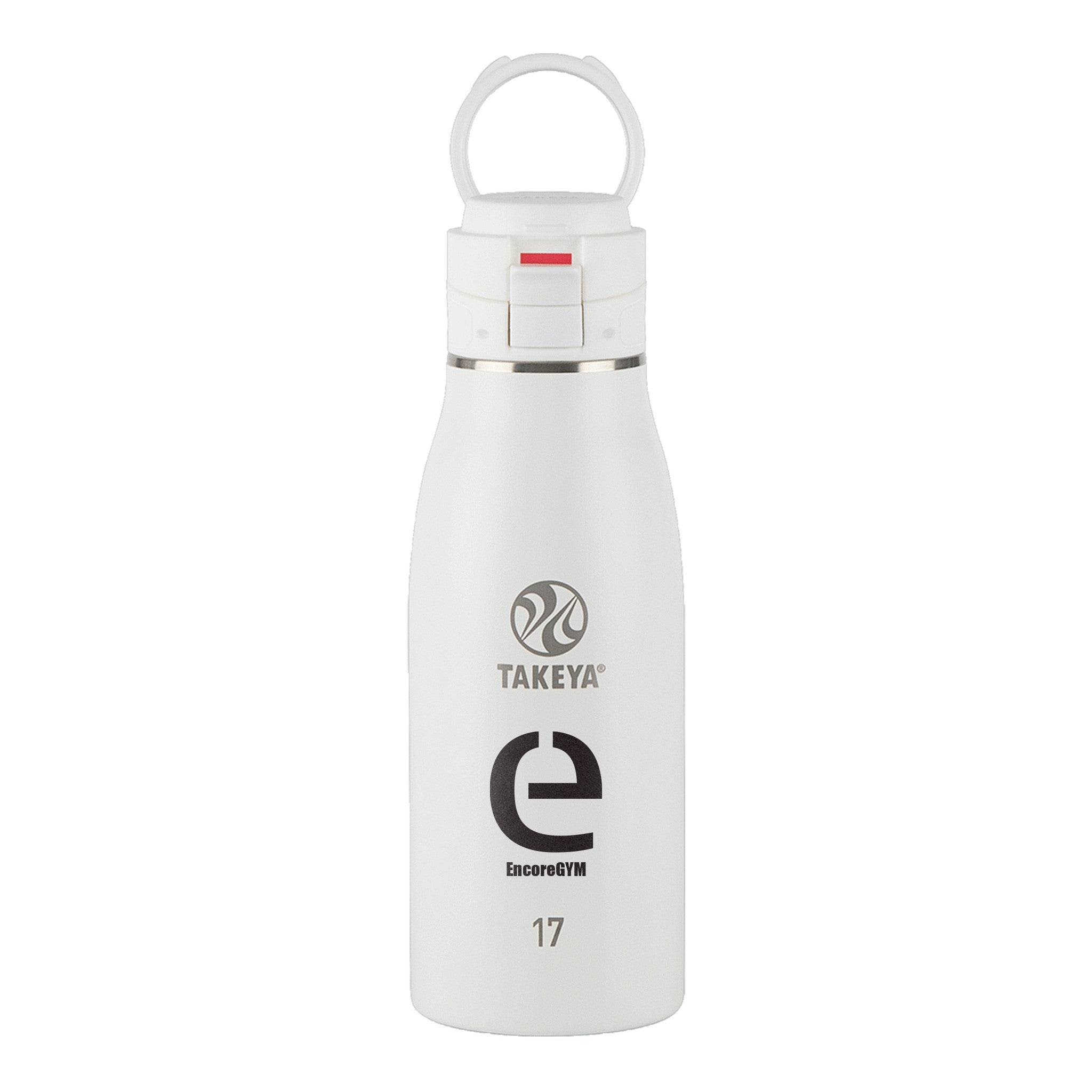 17 Oz. Takeya Traveler Bottle - Arctic  Imprinted with Logo (Q531622)