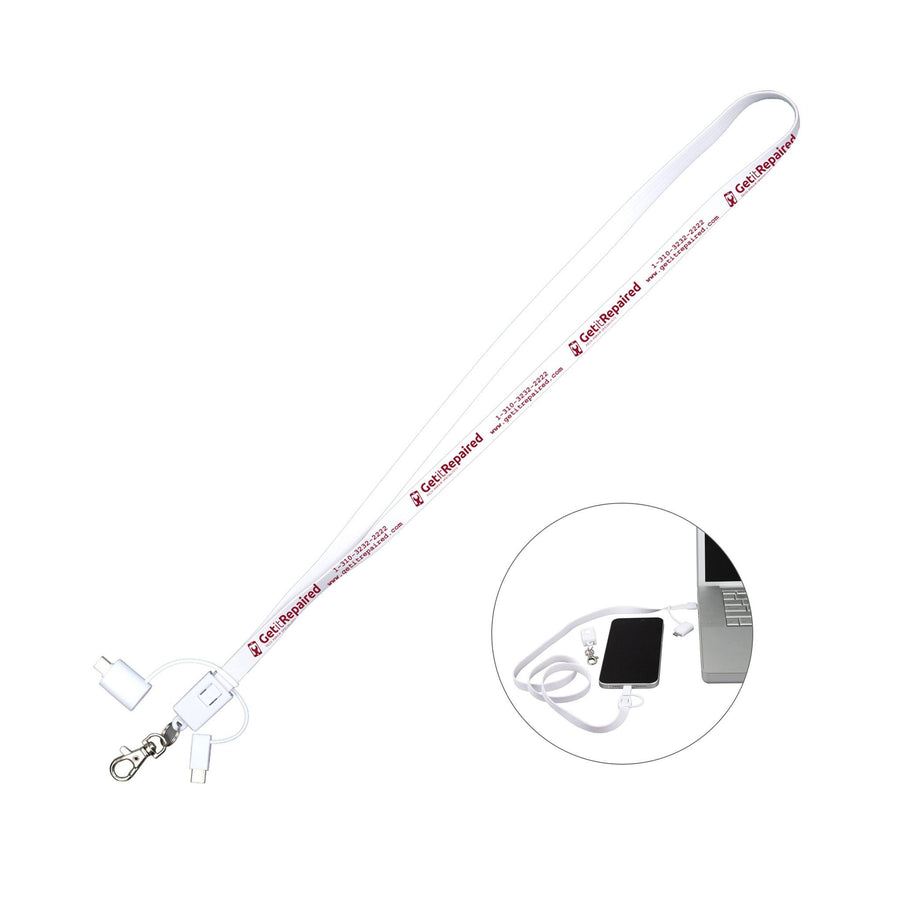 Layton 3-in-1 Lanyard Cell Phone Charging Cables (Q532911)