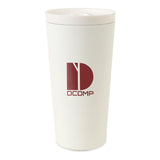 17 Oz. Aviana™ Rowan Recycled Tumbler - Marshmallow  Imprinted with Logo (Q533022)