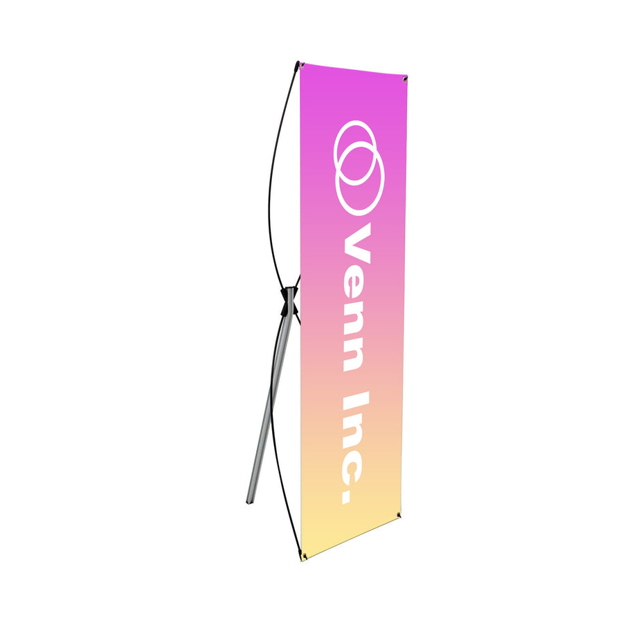 23.5" x 70" Euro-X Banner Display Kit (Q534222)